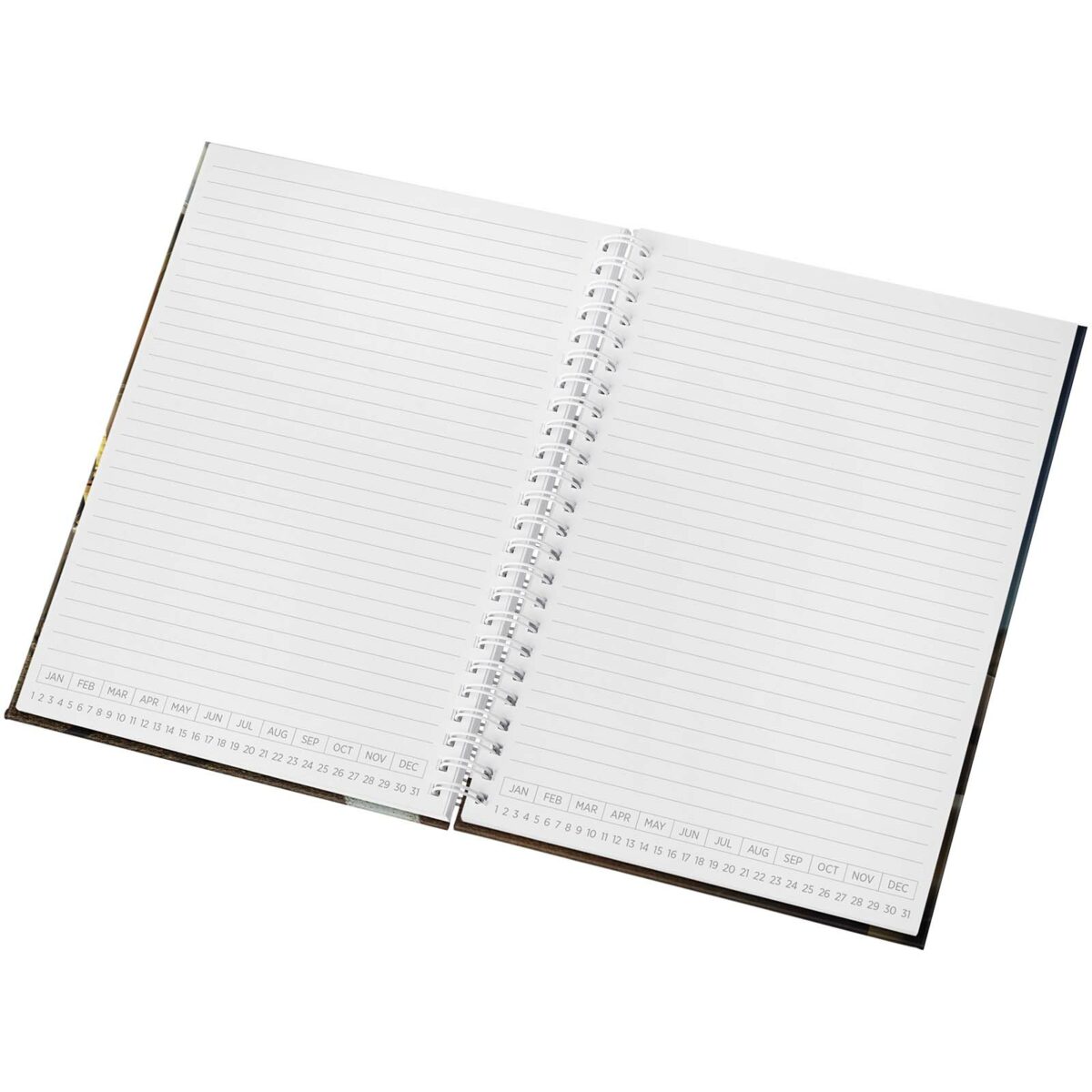 Desk-Mate® A5 hard cover undated diary – White extra view