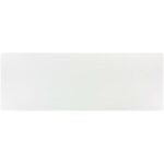 Q-Mat® desk mat – Solid black front view