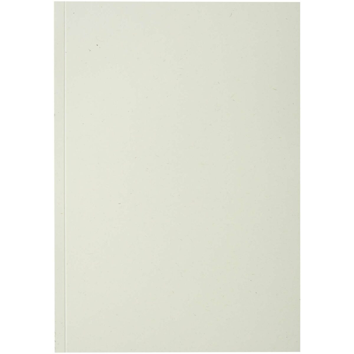 Novella Austen A5 recycled soft cover notebook - 100 sheets – Ivory white front view
