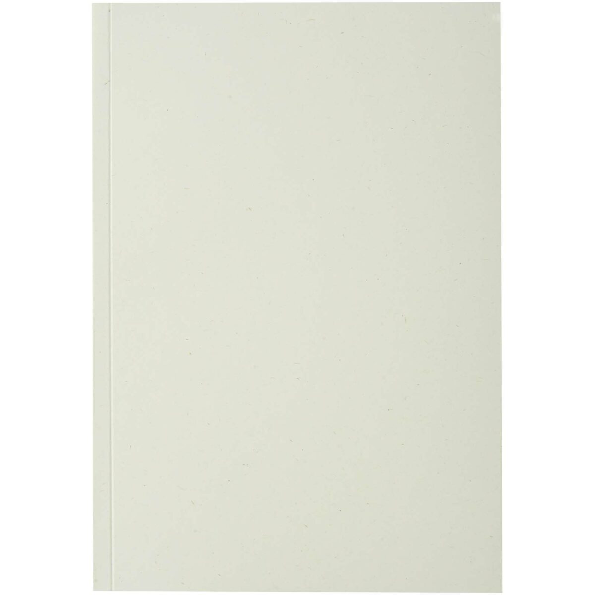 Novella Austen A5 recycled soft cover notebook - 50 sheets – Ivory white front view