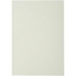 Novella Austen A5 recycled soft cover notebook - 50 sheets – Ivory white front view