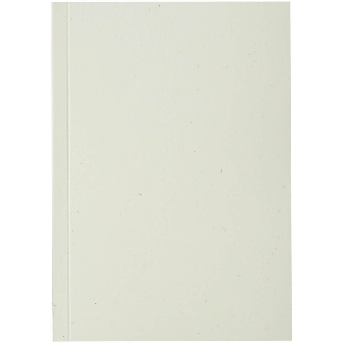 Novella Austen A6 recycled soft cover notebook - 100 sheets – Ivory white front view
