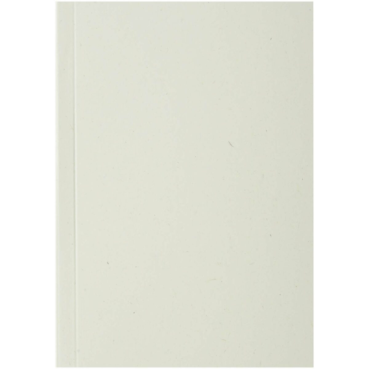 Novella Austen A6 recycled soft cover notebook - 50 sheets – Ivory white front view