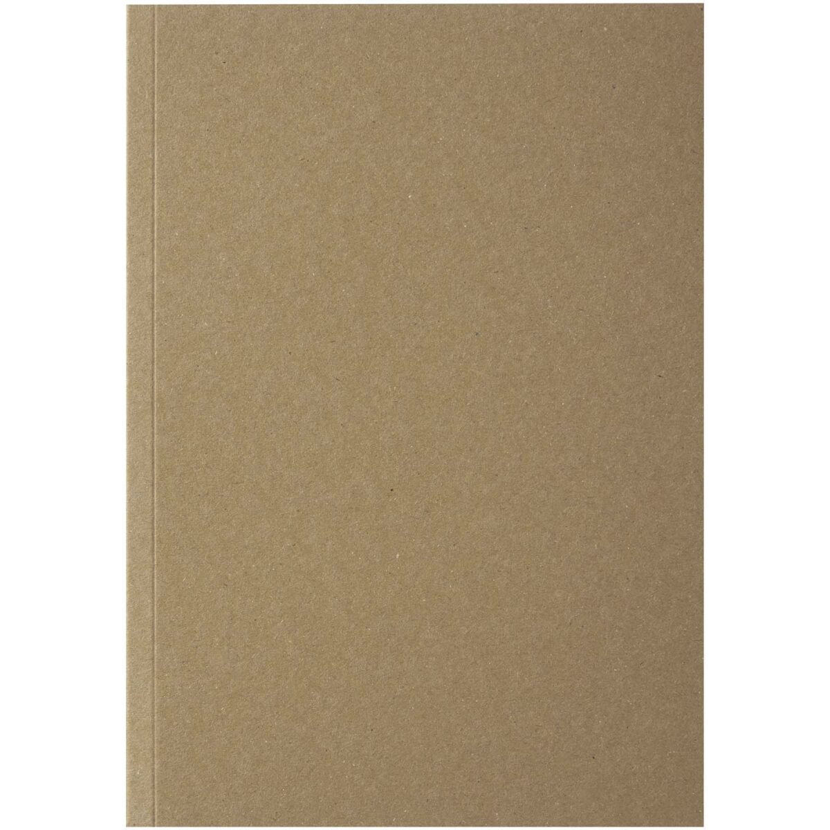 Novella Austen A5 recycled soft cover kraft notebook - 50 sheets – Natural front view