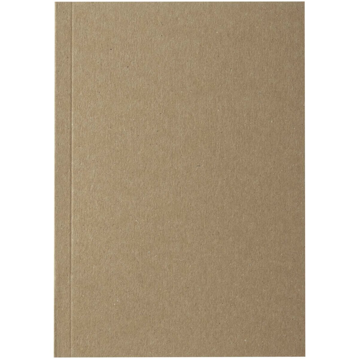 Novella Austen A6 recycled soft cover kraft notebook - 100 sheets – Natural front view