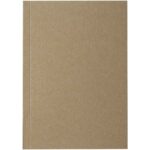 Novella Austen A6 recycled soft cover kraft notebook - 100 sheets – Natural front view