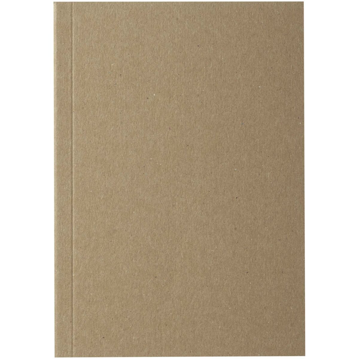 Novella Austen A6 recycled soft cover kraft notebook - 50 sheets – Natural front view