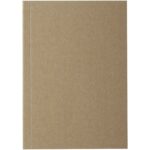 Novella Austen A6 recycled soft cover kraft notebook - 50 sheets – Natural front view
