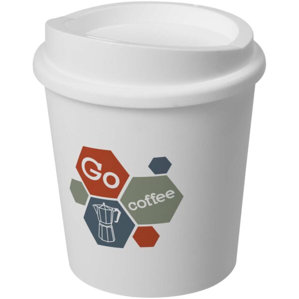 Americano® Switch 200 ml tumbler with lid – White with logo