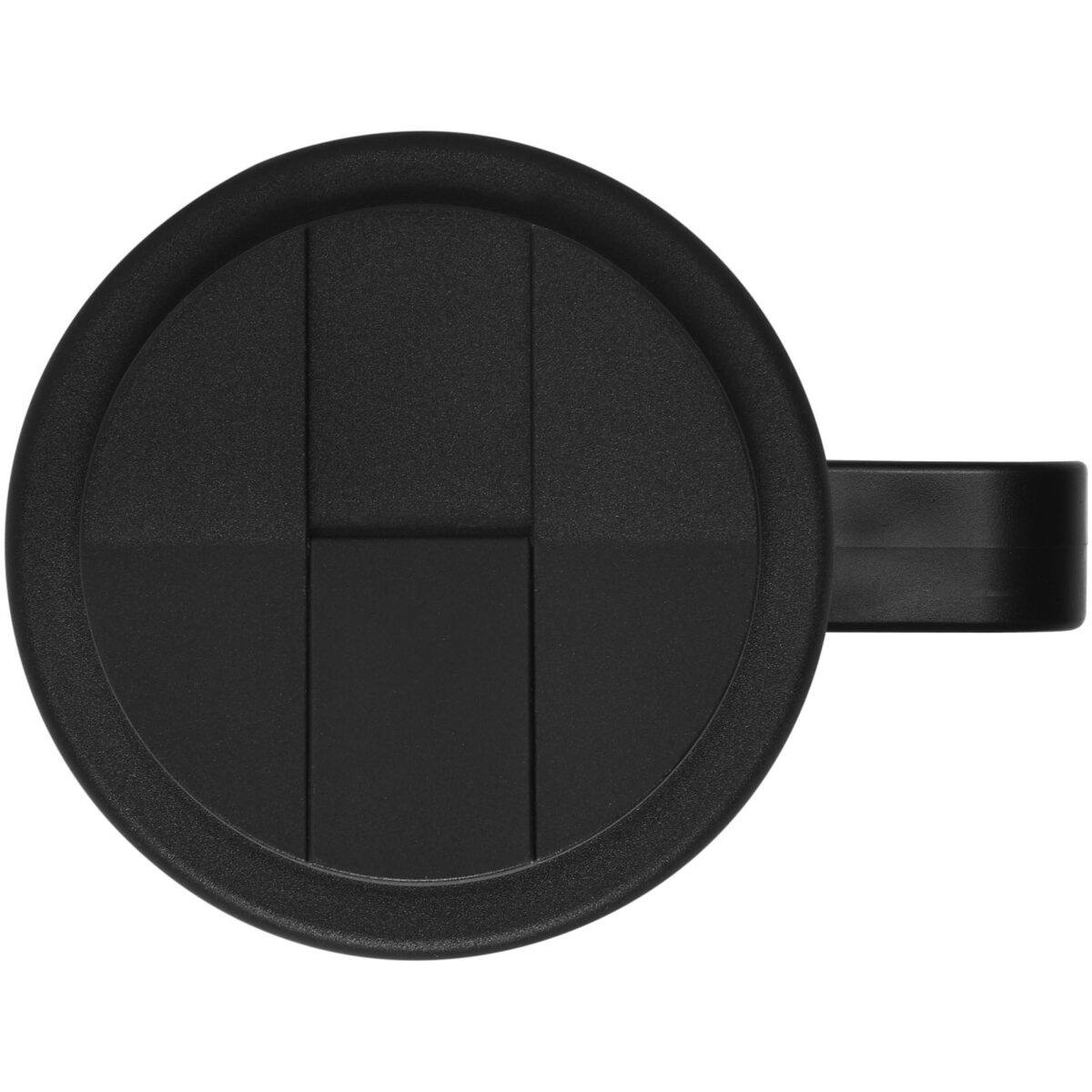Brite-Americano® Grande 350 ml mug with spill-proof lid – Solid black extra view