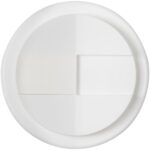 Americano® Eco 350 ml recycled tumbler with spill-proof lid – White extra view