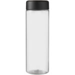 H2O Active® Vibe 850 ml screw cap water bottle – Transparent front view