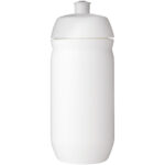 HydroFlex™ 500 ml squeezy sport bottle – White front view