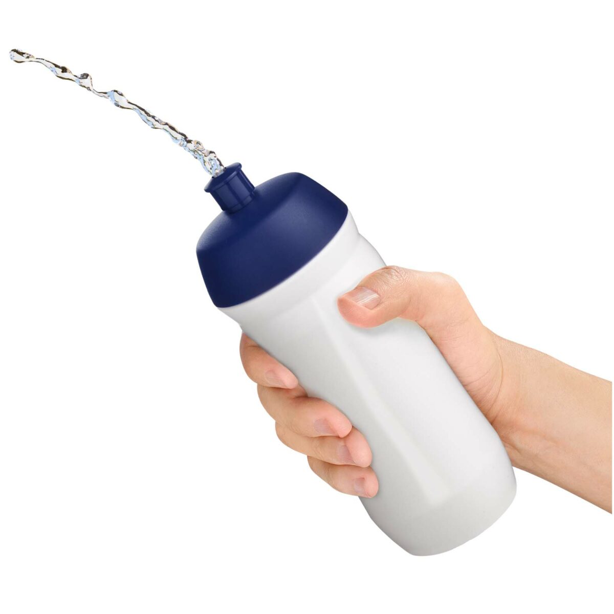 HydroFlex™ Clear 750 ml squeezy sport bottle – White extra view