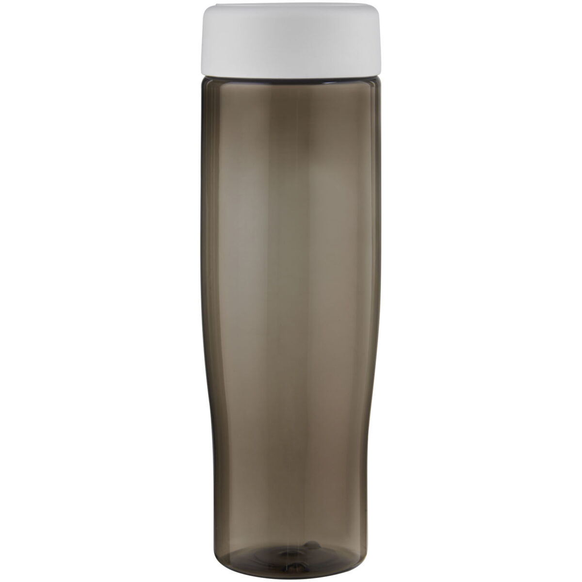 H2O Active® Eco Tempo 700 ml screw cap water bottle – White front view