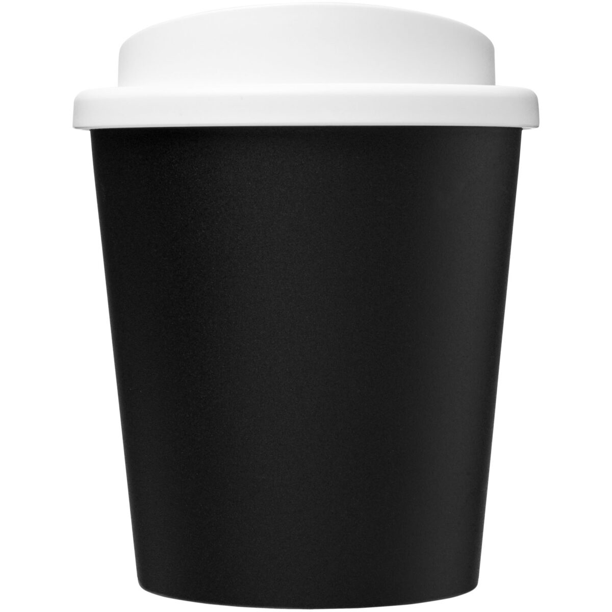 Americano® Espresso Eco 250 ml recycled tumbler – Solid black front view