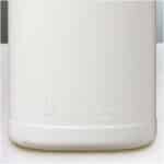 Baseline 500 ml recycled sport bottle with flip lid – White back view