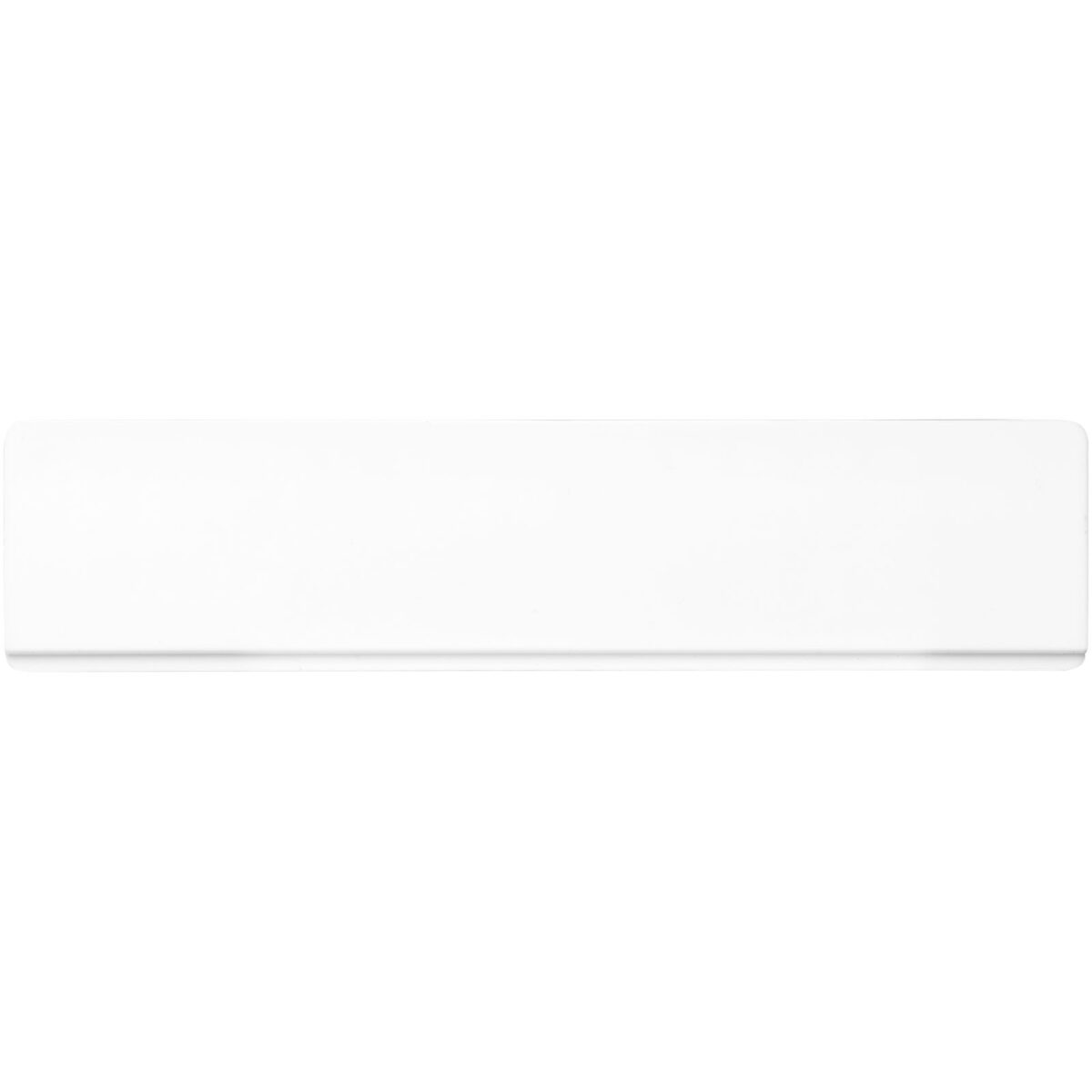 Refari 15 cm recycled plastic ruler – White back view