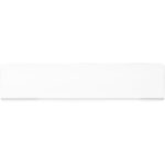 Refari 15 cm recycled plastic ruler – White back view