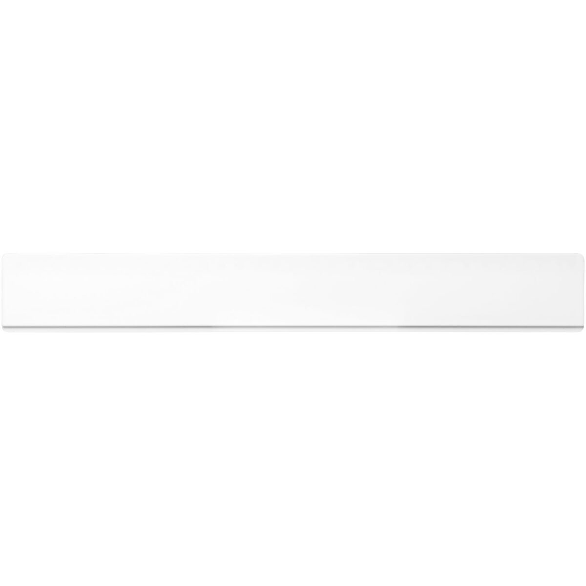 Refari 30 cm recycled plastic ruler – White back view