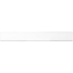 Refari 30 cm recycled plastic ruler – White back view