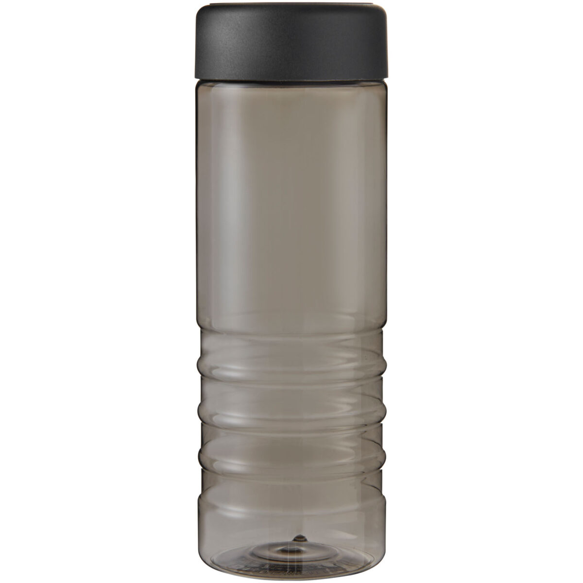 H2O Active® Eco Treble 750 ml screw cap water bottle – Charcoal front view