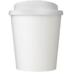 Brite-Americano Espresso Eco 250 ml spill-proof insulated tumbler – White front view