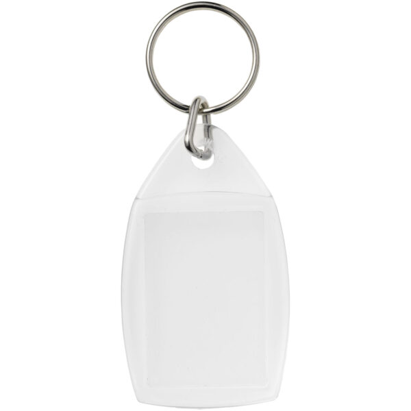 Access P5 keychain – Transparent clear front view