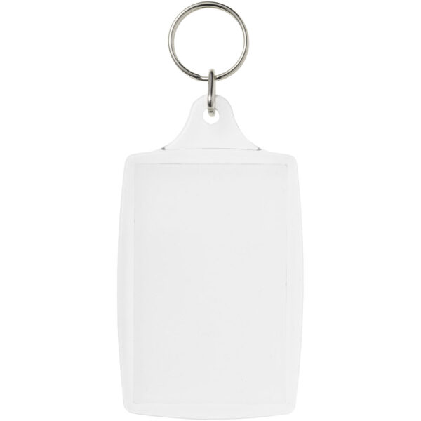 Orca L4 large keychain – Transparent clear front view