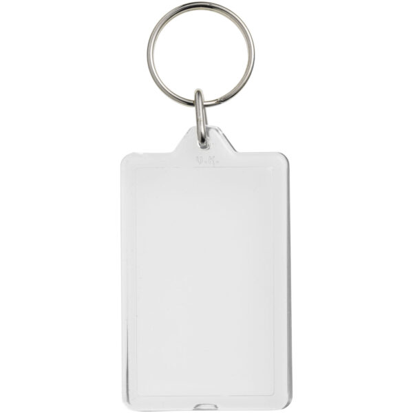 Luken G1 reopenable keychain – Transparent clear front view