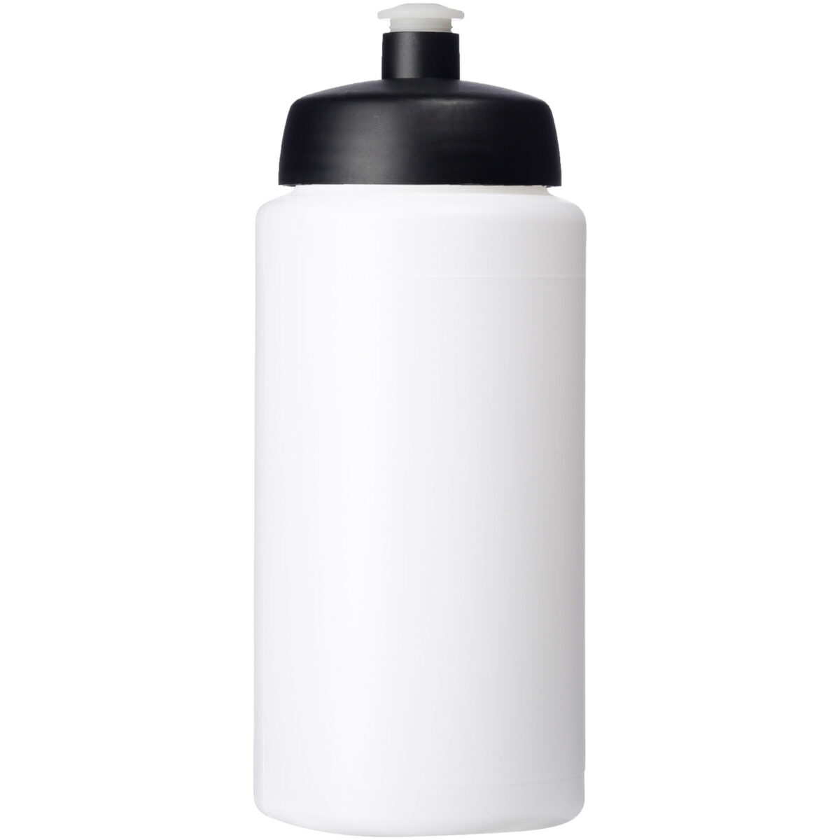Baseline® Plus grip 500 ml sports lid sport bottle – White front view