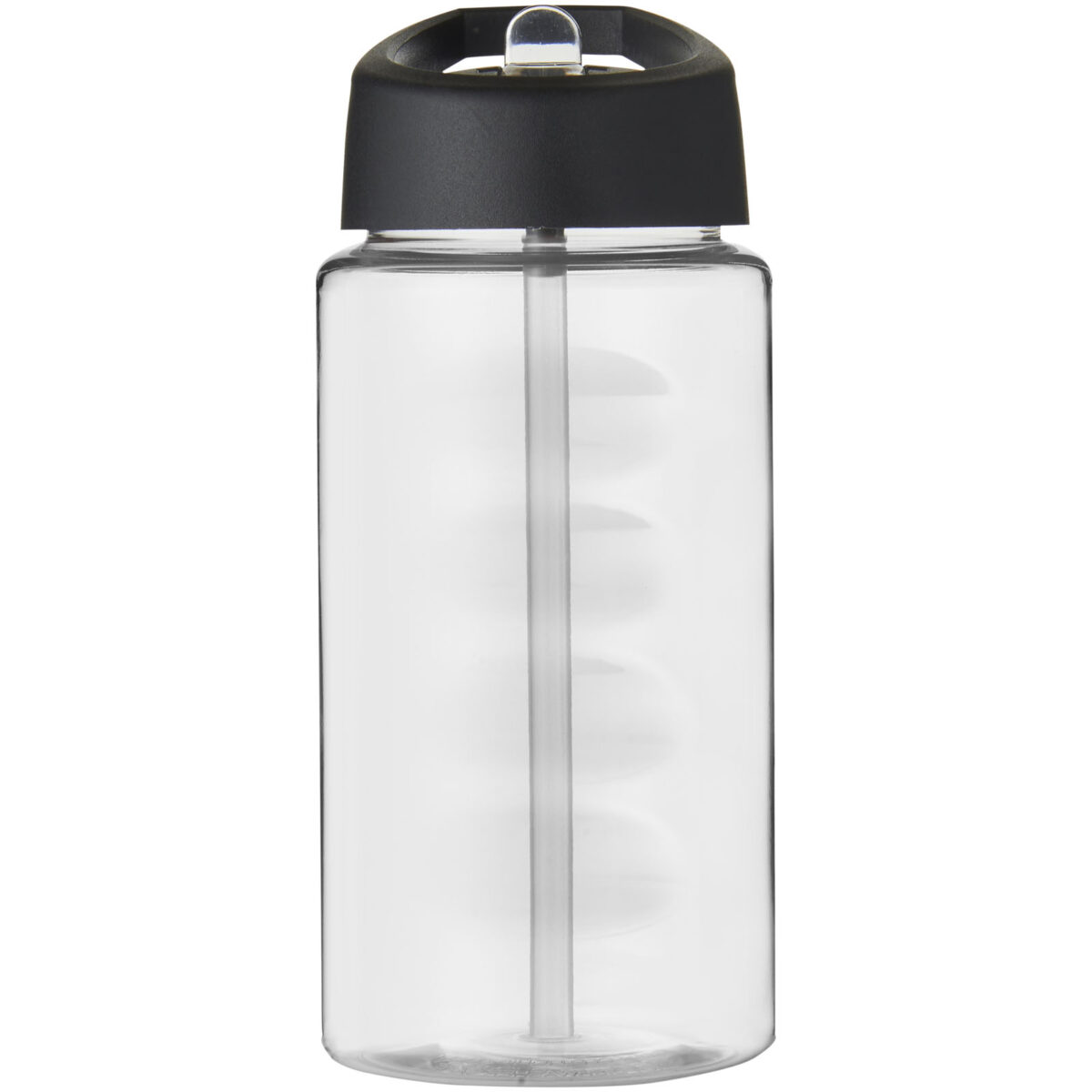H2O Active® Bop 500 ml spout lid sport bottle – Transparent front view