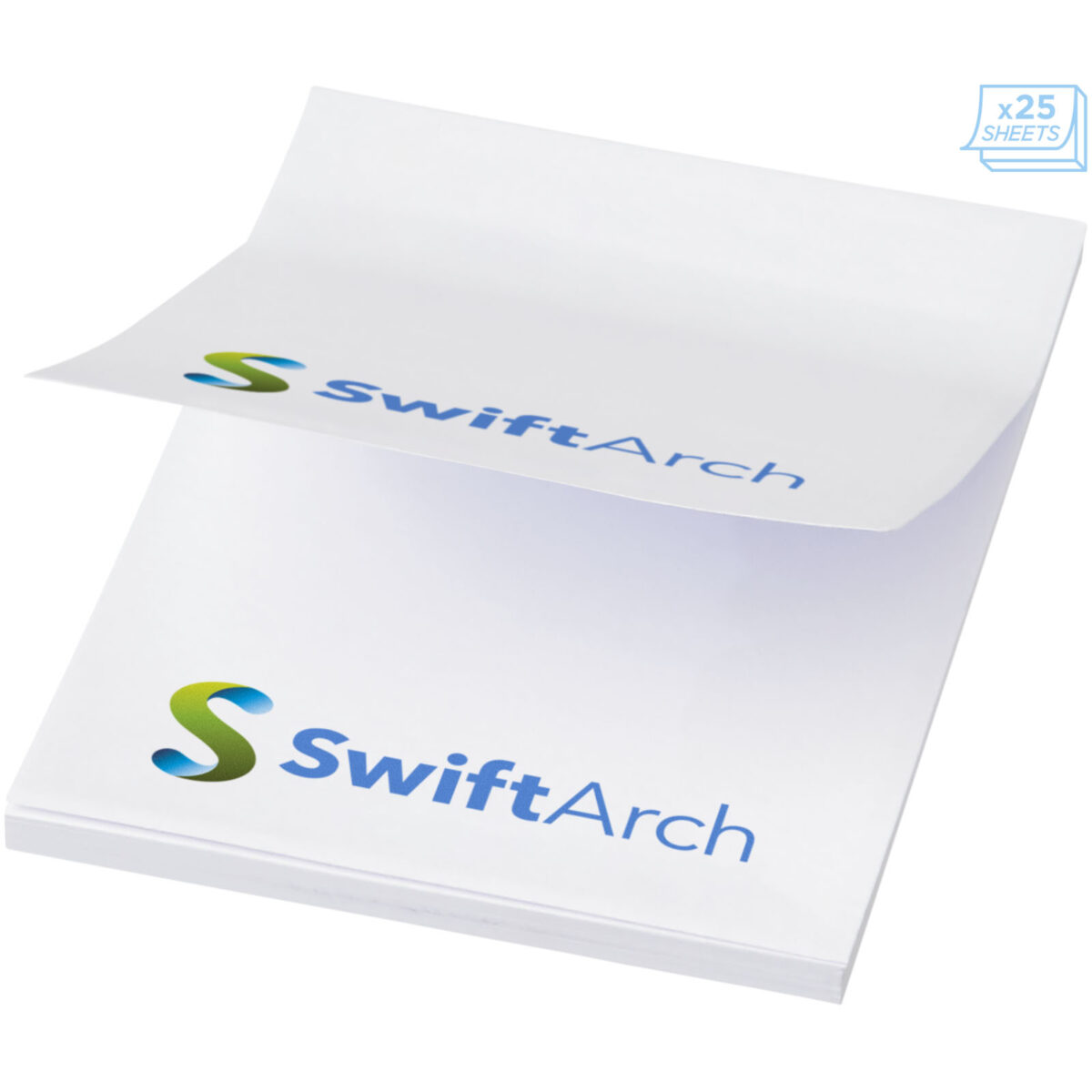 Sticky-Mate® A8 sticky notes 50x75mm – White extra view