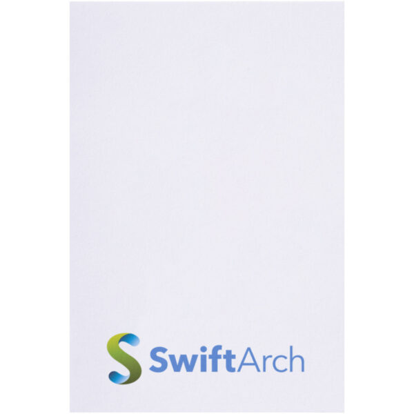 Sticky-Mate® A8 sticky notes 50x75mm – White front view