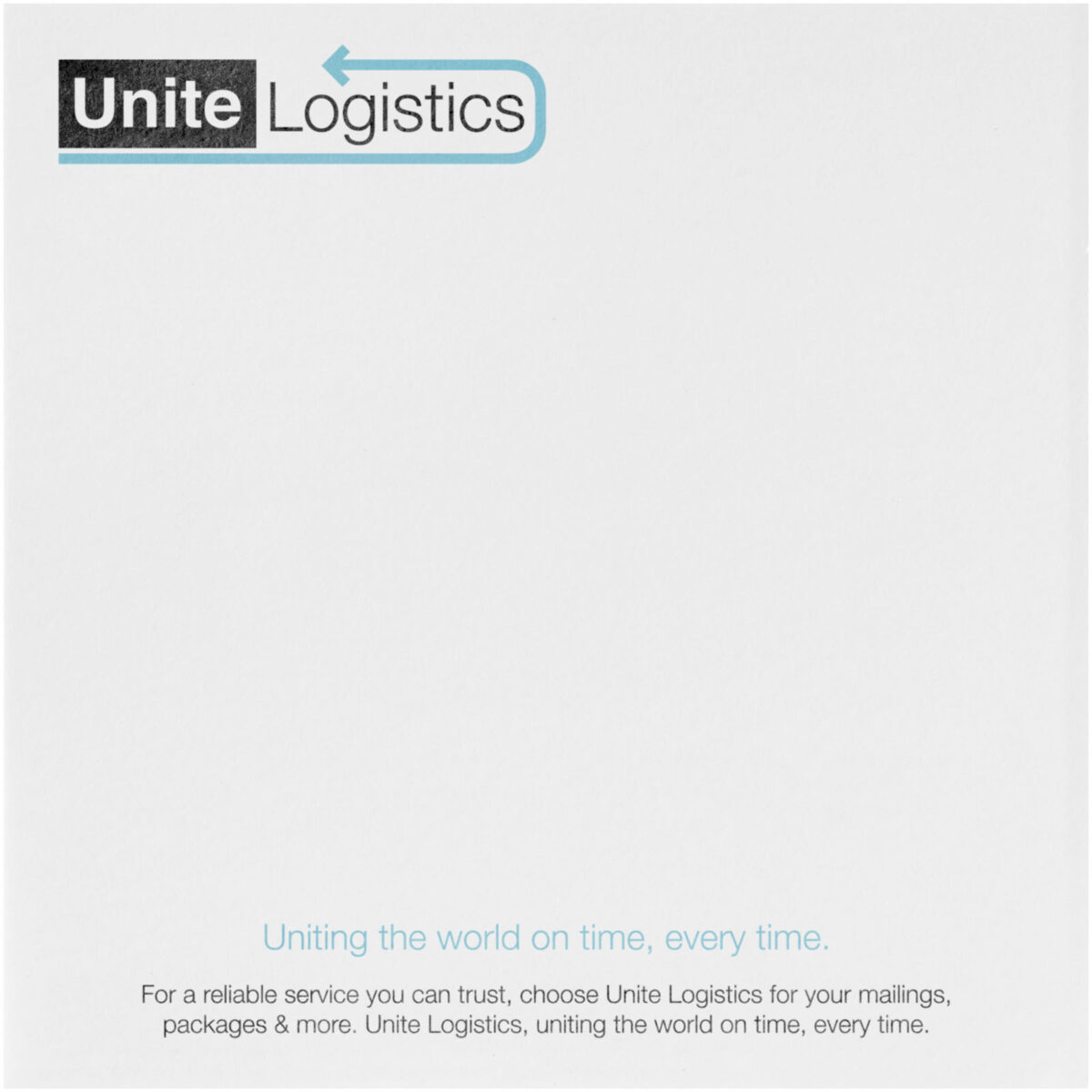 Sticky-Mate® large square sticky notes 100x100mm – White front view