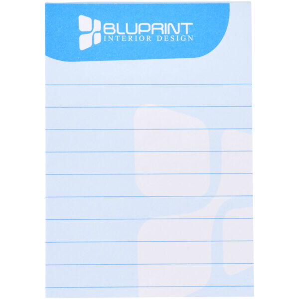 Desk-Mate® A7 notepad – White front view