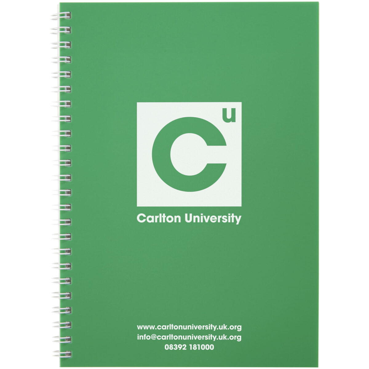 Rothko A5 notebook – Green front view