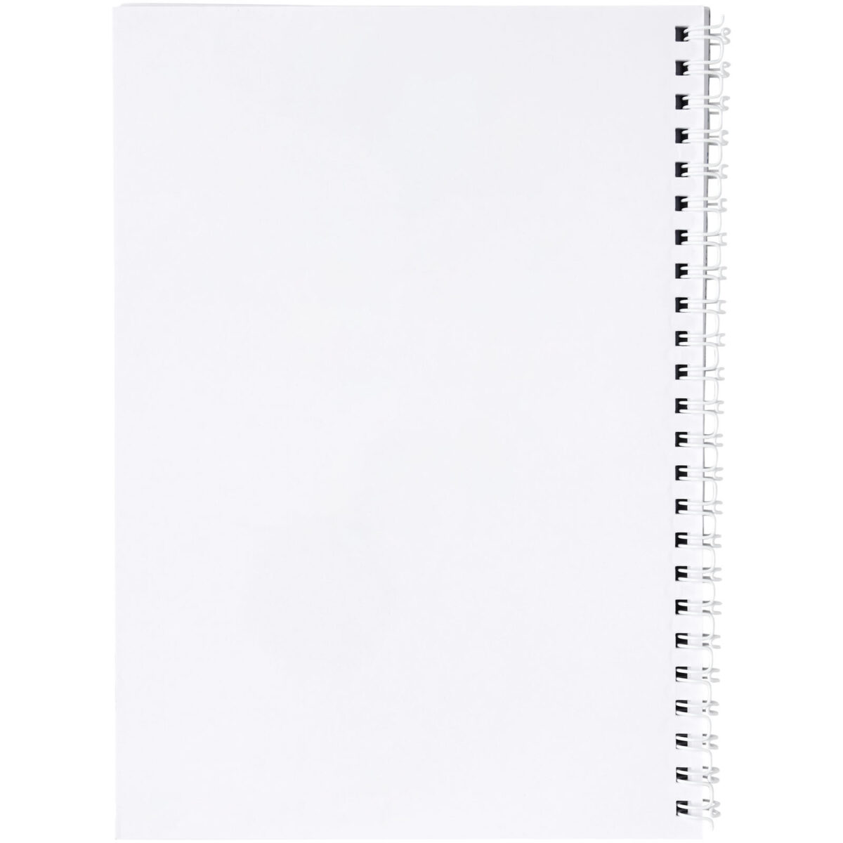 Desk-Mate® wire-o A5 notebook PP cover – White back view