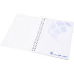 Desk-Mate® wire-o A5 notebook PP cover – White extra view