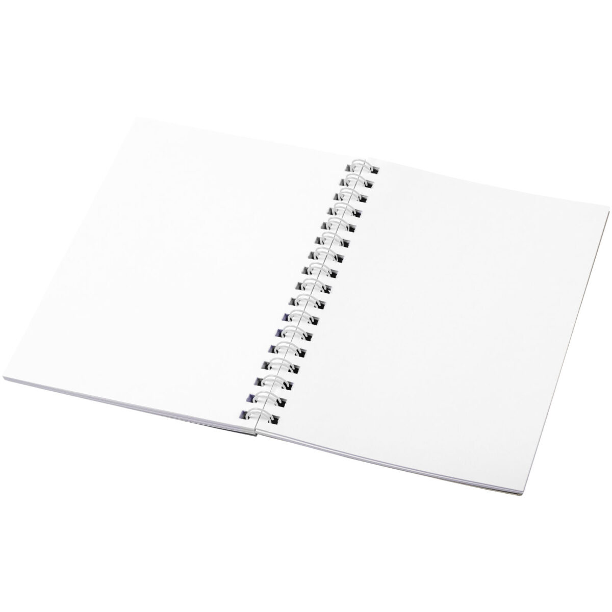 Desk-Mate® spiral A6 notebook PP cover – White extra view