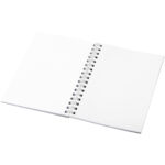 Desk-Mate® spiral A6 notebook PP cover – White extra view