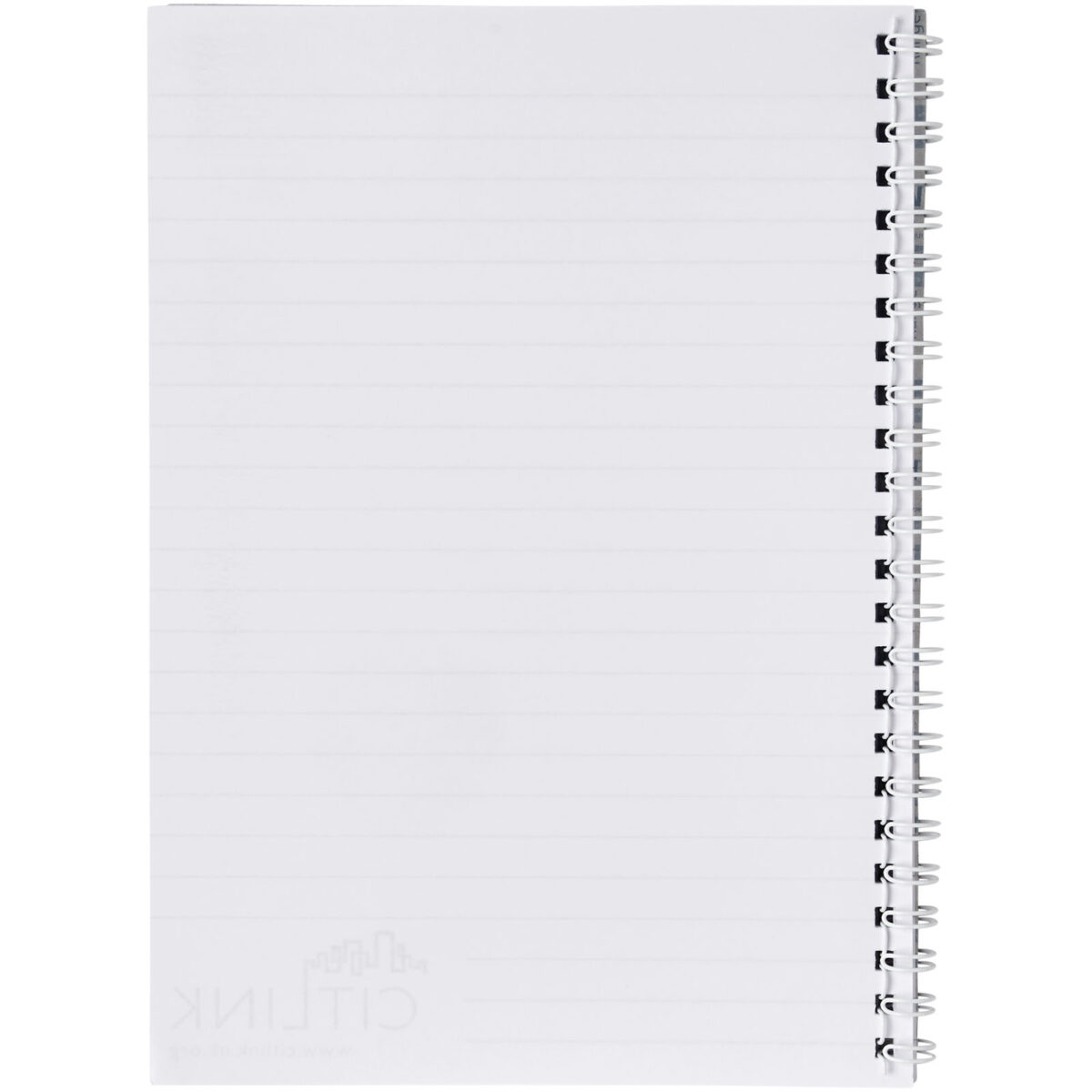 Desk-Mate® A5 spiral notebook – White back view