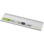 Sticky-Mate® recycled sticky notes with printed 15 cm ruler – White extra view