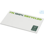 Sticky-Mate® recycled sticky notes 127 x 75 mm – White extra view