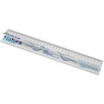 Sticky-Mate® recycled sticky notes with printed 30 cm ruler – White extra view