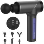 Prixton MGF100 massage gun – Solid black with logo