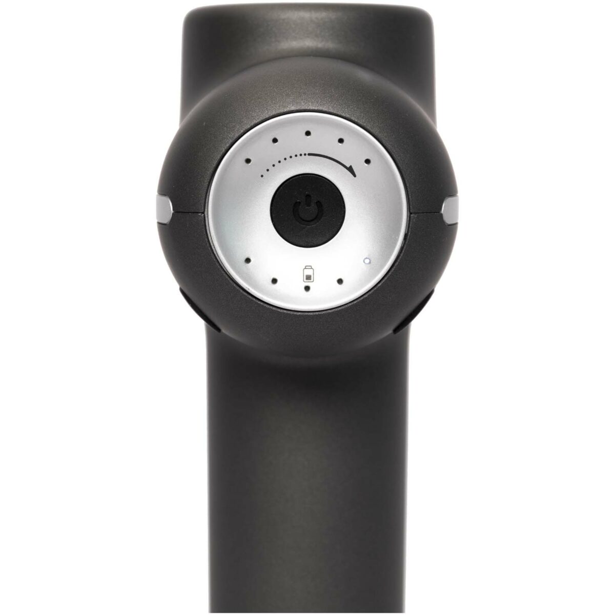 Prixton MGF80 Synergy massage gun – Solid black back view