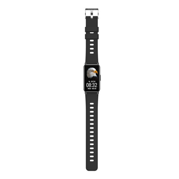 Prixton AT806 multisport smartband with GPS – Solid black with logo