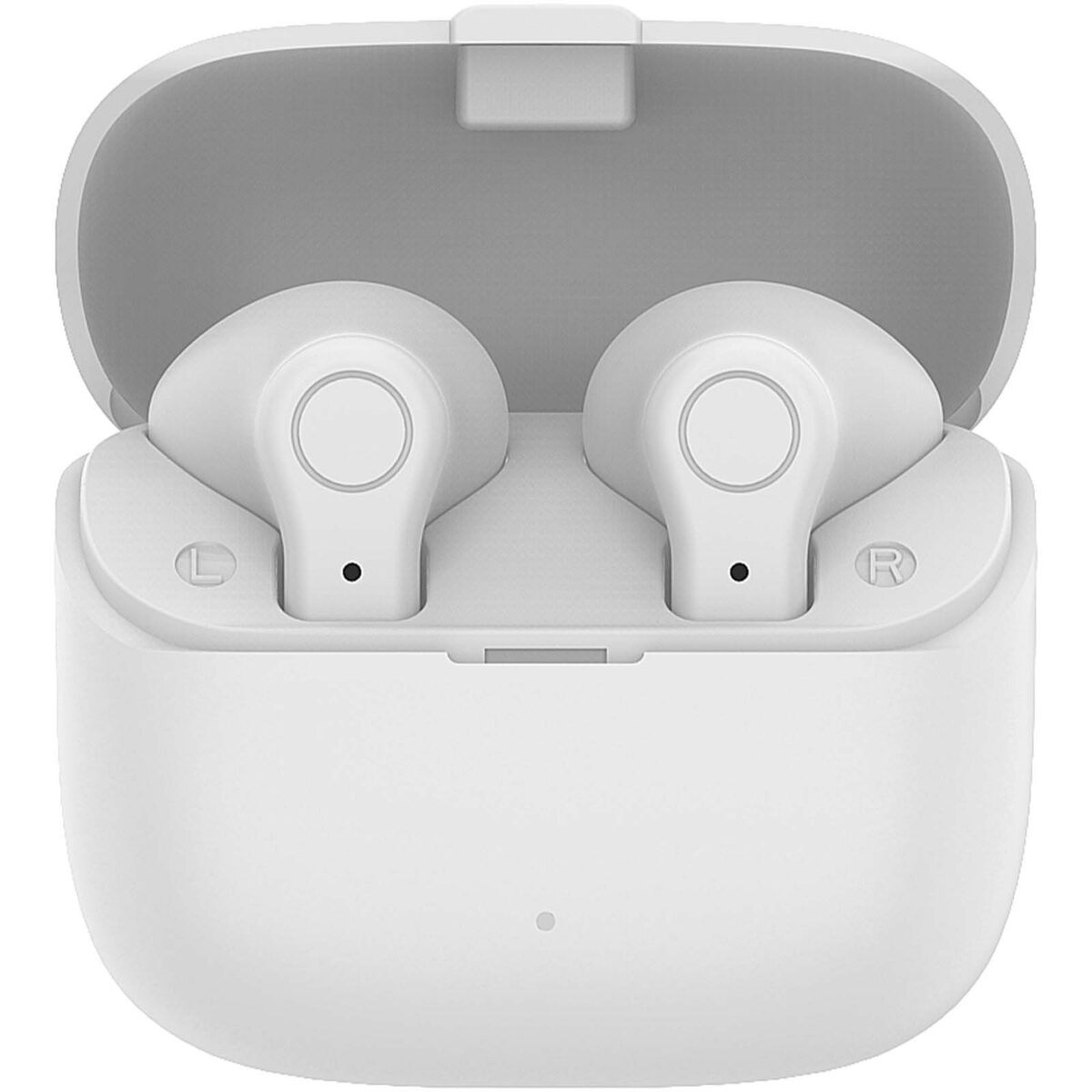 Prixton TWS155 Bluetooth® earbuds – White front view