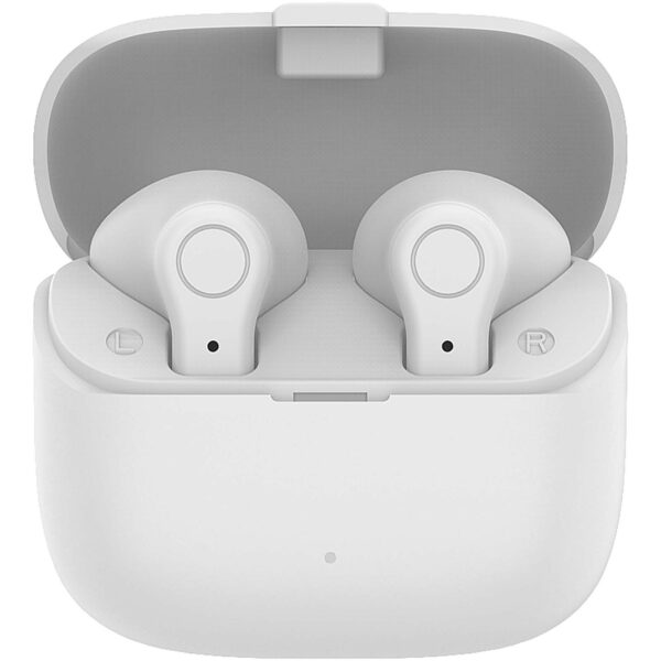 Prixton TWS155 Bluetooth® earbuds – White front view